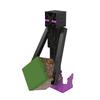 Mattel фигурка майнкрафт алмазный эндермен Поставляется с аксессуарами, включая флокированные стеклянные блоки 5,5-дюймовые коллекционные игрушки HLN40
