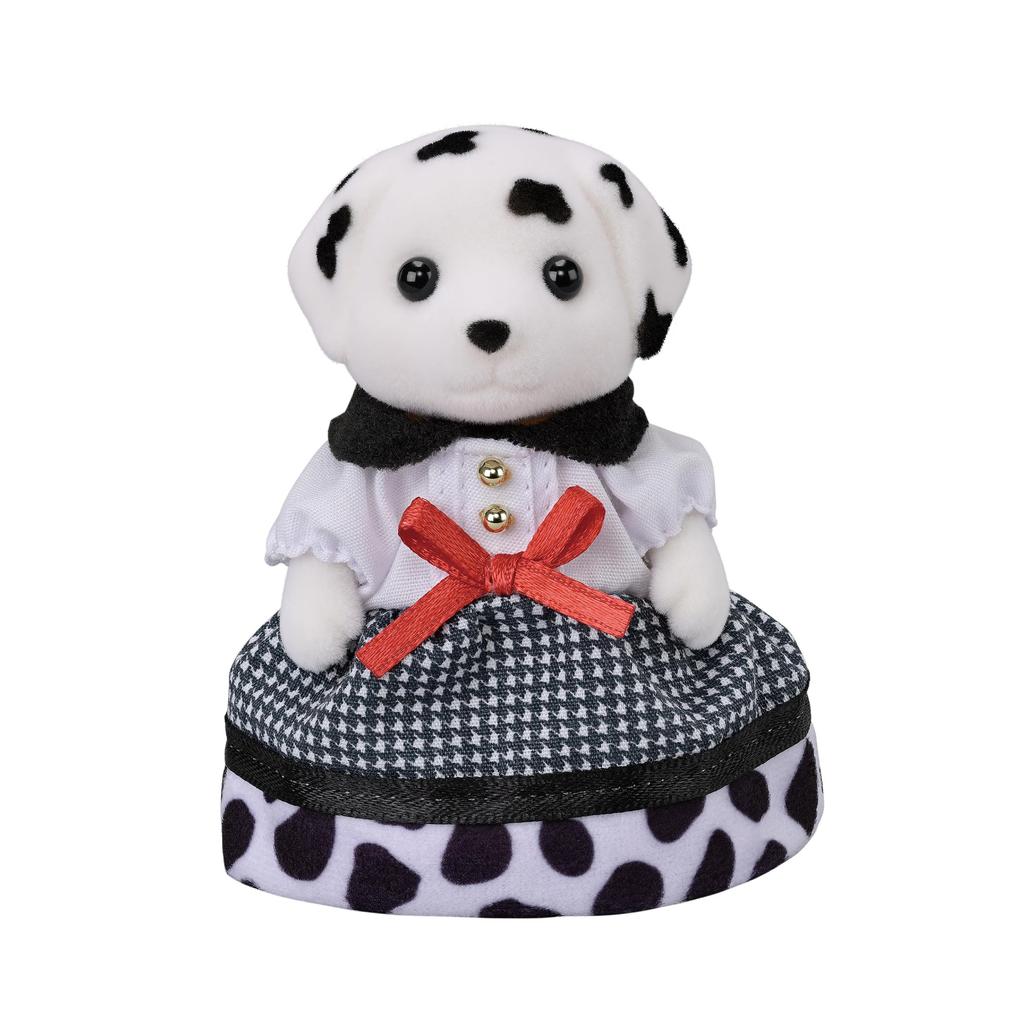 Sylvanian Families Dolls ST Mark Ages 3 and Toy Sylvanian Epoch [Dalmatian Family] C-79 Certified, Up, Dollhouse, Families,