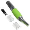 NEUFU Trimmer for Nose, Ears, Mustache and Eyebrows - German Stainless Steel - AAA Battery - Green and Gray
