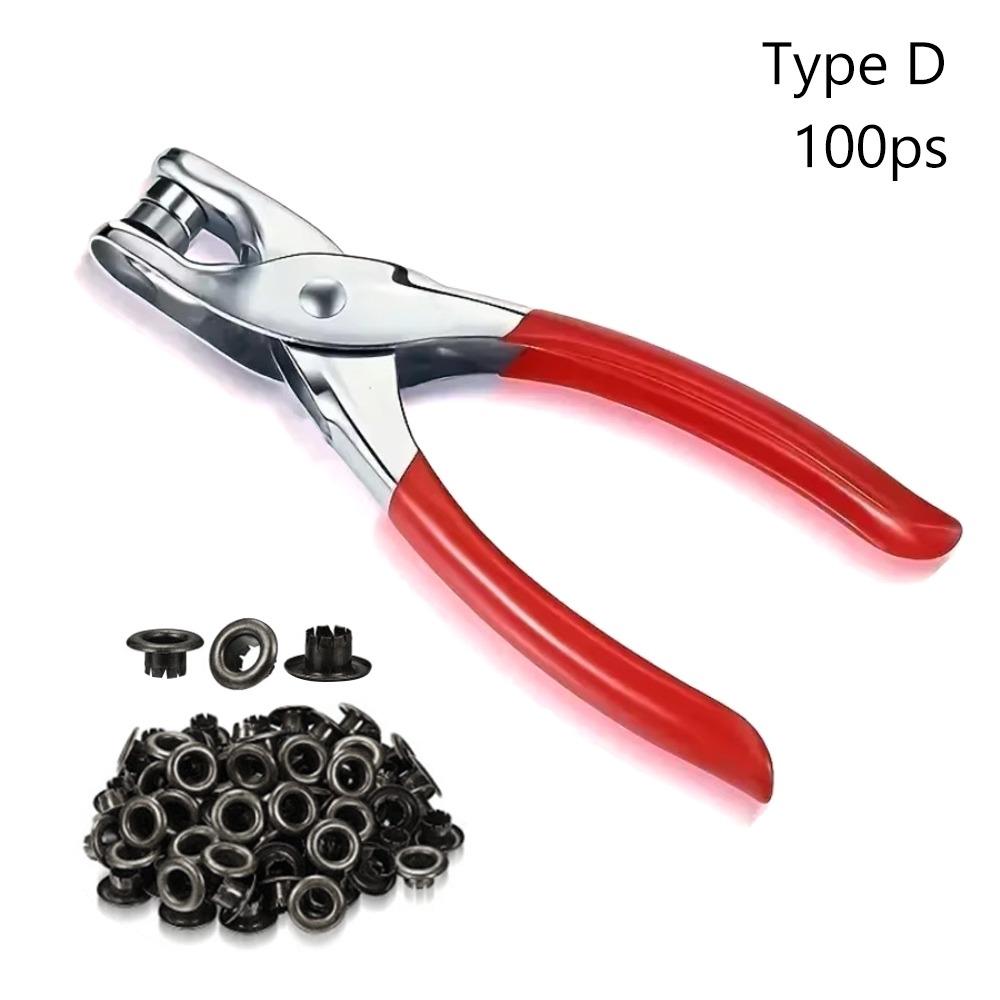 NEW Metal Grommet Eyelet Plier Set Installation Buckle Grommet Tool Kit with Eyelets Metal Sewing Buttons For Leather Cloth