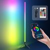 Aerlife LED Floor Lamp, RGB, Ambient Lighting, USB Remote, 100cm Tall, Stylish LED Stand Light, Bedroom Floor Light, Corner Light, Voice Sync, App