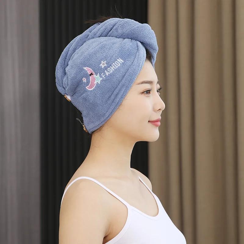Soft & Absorbent Magic Microfiber Hair Drying Towel - Quick Dry Shower Cap Turban for Women & Girls Normal Hair Typer Amagi