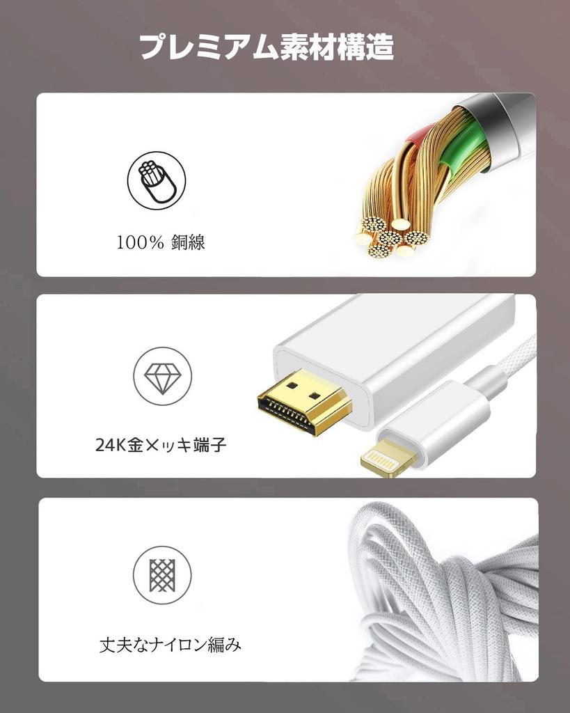 Новый сертифицированный MFi кабель Lightning-HDMI 2 м, кабель-конвертер i Phone-HDMI, адаптер-конвертер Lightning-HDMI, вывод на ТВ, цифровой AV-конвертер