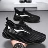 Men's shoes summer breathable hollow blade sole mesh shoes comfortable breathable lightweight mesh casual low-top running shoes