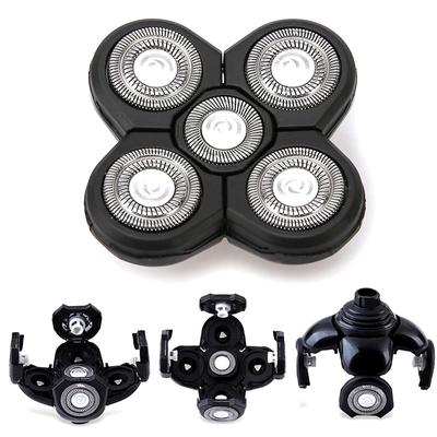 Мужские моющиеся бритвенные аксессуары Аксессуары для бритвы Вращающиеся пять головок Моющиеся электрические водонепроницаемые