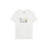 Li Ning X Disney Collaboration Cartoon Fun Print Casual Loose Short Sleeve T-Shirt Women Tops Off-White AHSS700-1