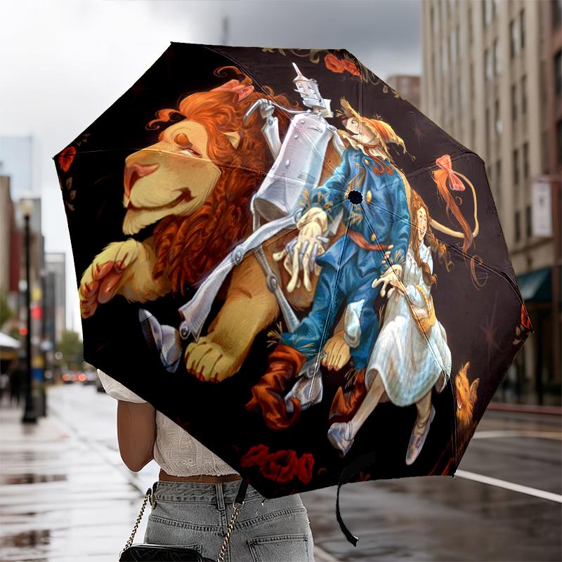 Wonderful Wizard Adventure Umbrella 8-Frame for Travel, camping, Casual Lightweight Portable Umbrella, Essential for every family Holidays Gift
