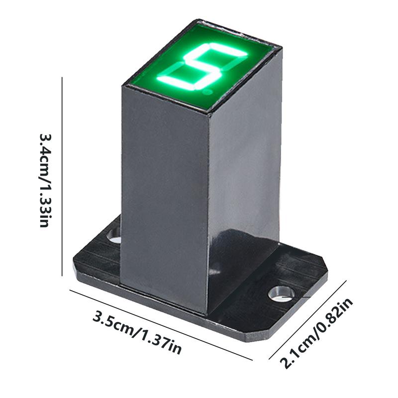 Индикатор переключения передач для мотоцикла 12 В, цифровой измеритель скорости для мотоцикла, 0-6 скоростей, подсветка зеленым светом, водонепроницаемый цикл