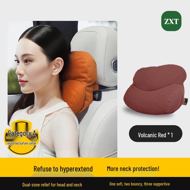 Smart Mobility Car Headrest, Lumbar & Neck Support with Seat Pillow for Porsche, Land Rover & Toyota