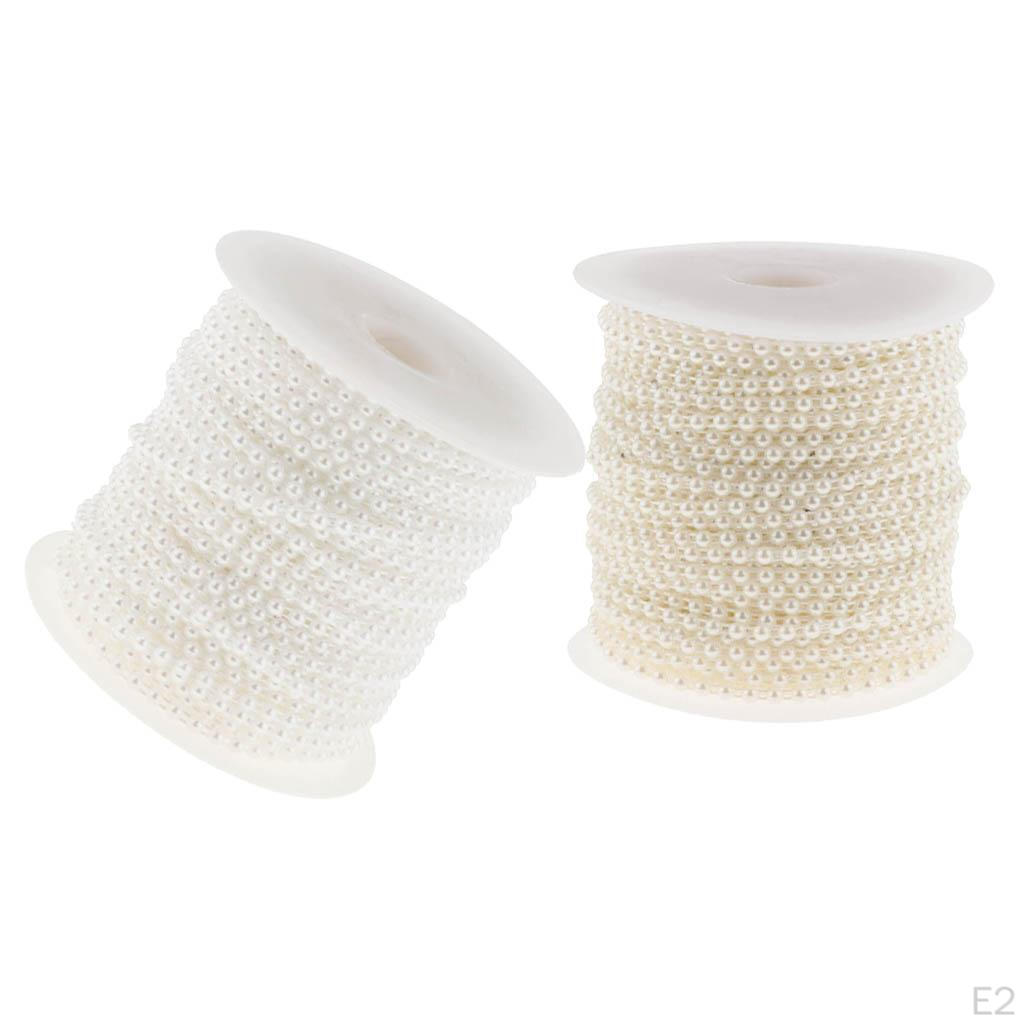 4 мм искусственный кристалл, полужемчуг, бусины, нити гирлянды, вечерние, сценический, свадебный букет, украшение своими руками