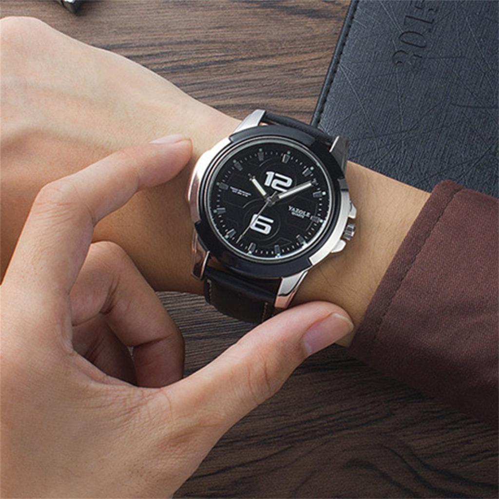 Men's Waterproof Luminous Running Alarm Clock Watch