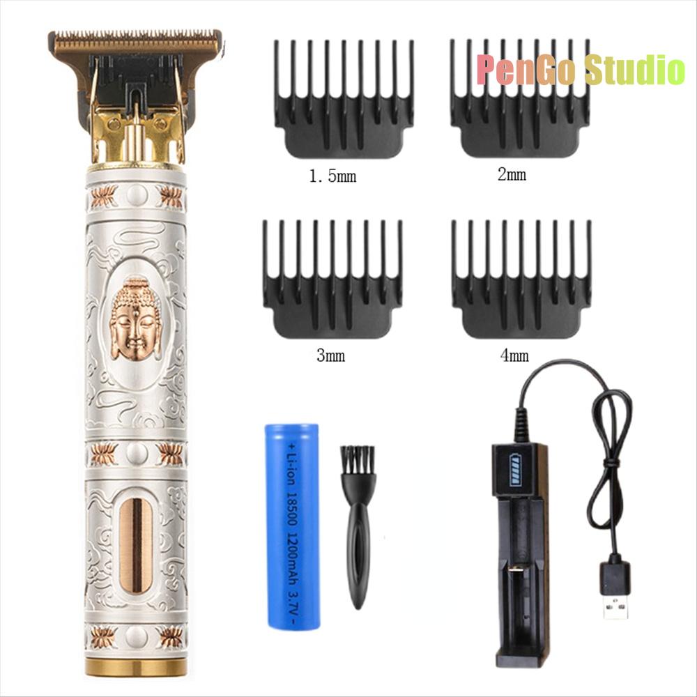 Цельнометаллическая винтажная машинка T9, женская машинка для стрижки волос, парикмахерская, профессиональная машинка для стрижки, 0 мм, триммер для носа и ушей, отделка для мужчин