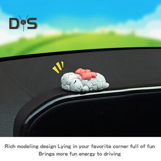 30 шт., украшения для автомобиля из смолы, милые мультяшные клейкие украшения для приборной панели, аксессуары для салона автомобиля