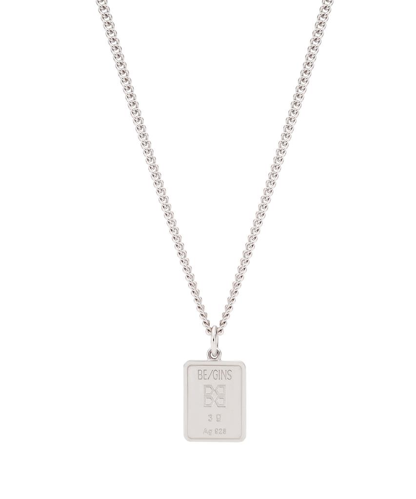 Begins Gram Silver Bar Necklace