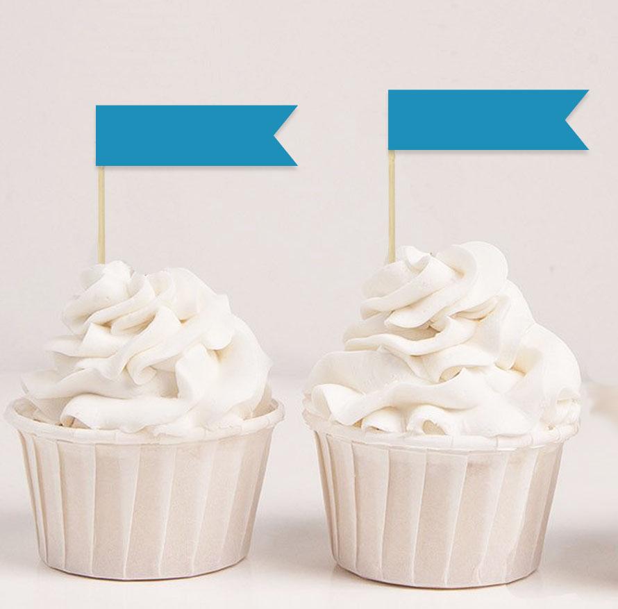 Дарлинг Сувенир| Топпер для кексов с простыми флагами | Десертные украшения для торта, кексов, вечеринок, топперов, упаковка