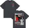 Rapper Bryant Myers 100cotton Unisexs shirt oversized album graphics summer Womens Y2k Hip Hop Oneck rock Streetwear Tshirt