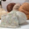 Мягкая Теплая Детская Шерстяная Пряжа Свитер Шаль Шапка Кружевная Нить Пайетки Мохеровая Пряжа Швейные Принадлежности