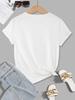 Boston City Us 1630 Letter Prints TShirts Womens Summer Basic T Shirts ONeck Soft Short Sleeve Tops Casual Loose Woman Clothes