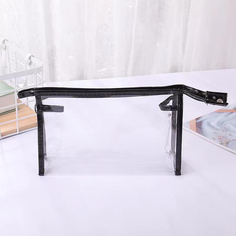 Transparent Fashionable Makeup Bag For Womens Travel Storage Bag Washing Pouch