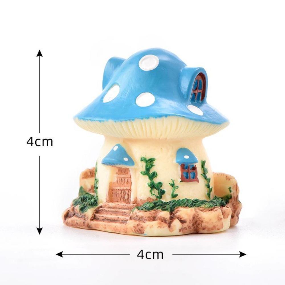 Миниатюрный дом A Building Mushroom Aquarium Rockary Фигурка Fairy Garden Terrarium Home Fish Tank Landscape Decor Accessories