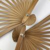 Bamboo Frame Folding Hand Fan Cotton Linen Cloth Retro Handheld  Fan Dance Fan  Chinese Style