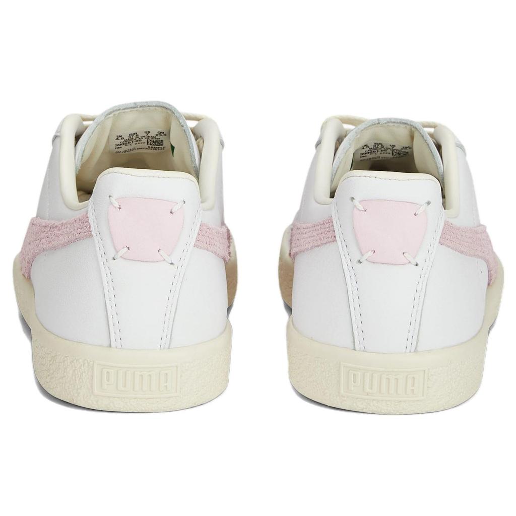 Puma Clyde Base Pearl Pink Unisex Sneakers White Team-Gold 390091-05