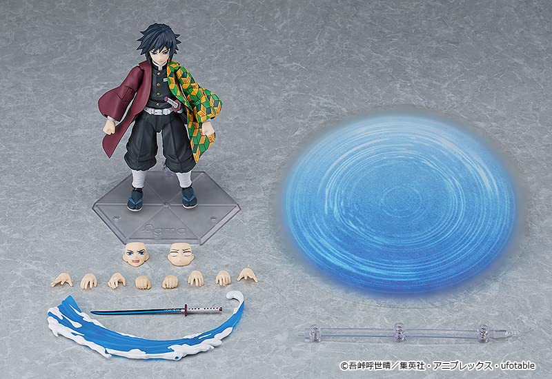Max Factory Figma Demon Slayer: Kimetsu No Yaiba Giyu Tomioka Non-scale Plastic Painted Movable Figure