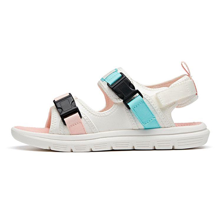 Anta Пляжные сандалии на плоской подошве с одним ремешком Детские сандалии Розовые Белые A33026605-5
