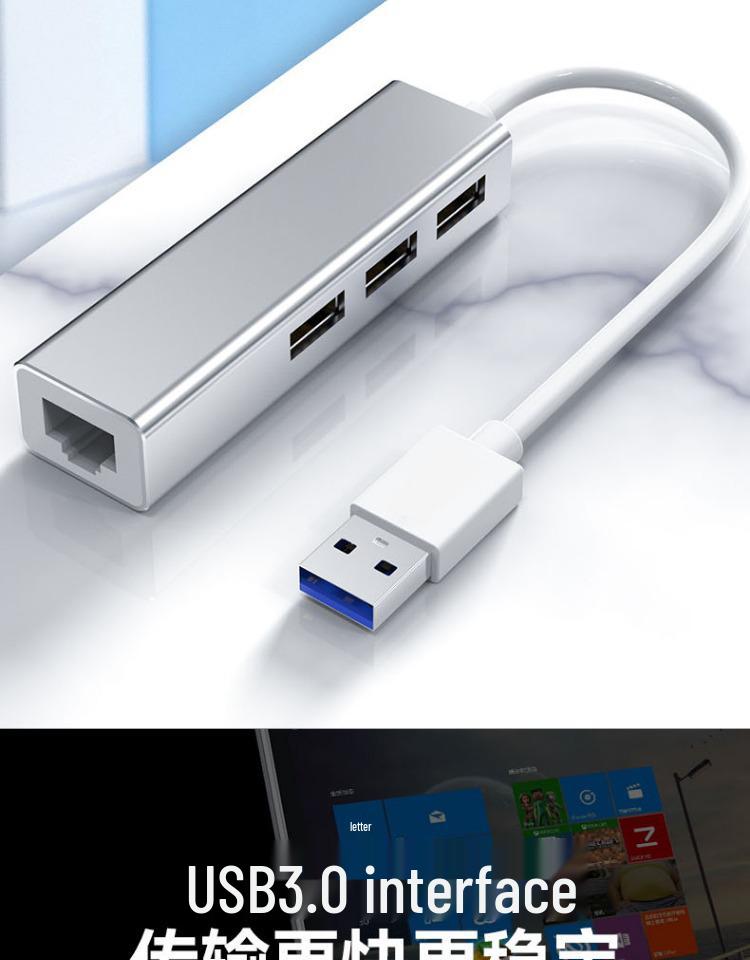 USB to RJ45 Gigabit Network Adapter, Type-C to Ethernet Cable Converter