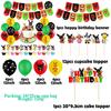 Bunny Kids Bing Birthday Party Supplies Decor Balloon Banner Cupcake Topper Prop