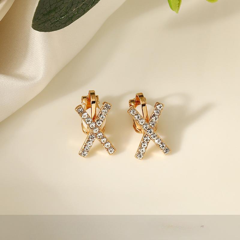 Зажим для ушей без пирсинга, эмалированные серьги, простые модные накладные серьги для женщин