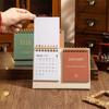 Minimalist Design 2026 Desktop Calendar Spiral Binding Memo Calendar Checklist Planner  Office Use