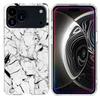 For iPhone 17 Pro Max Case Marble Pattern Printing Soft TPU Phone Cover