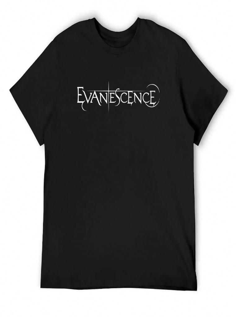 Evanescence White Logo Classic T-Shirt Anime Stuff Essential T Shirt Basketball Graphic Tees Black T Shirts For unisex