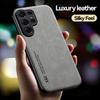 Чехол для телефона из кожи с ощущением кожи для samsung Galaxy S23 S24 S25 FE S26 Ultra Plus A57 A37 A17 A07 A26 A06 A36 A56 A16 Крышка Роскошный