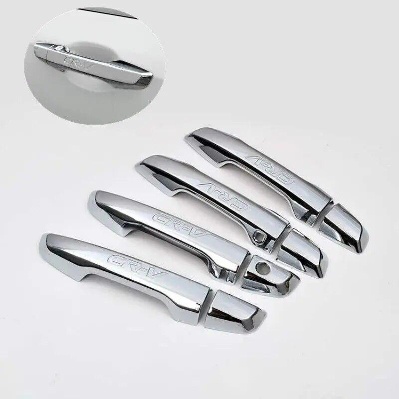 FUNDUOO For Honda CR-V CRV 2017 2018 New Chrome Door Handle Covers Trim Overlay Car Styling Accessories