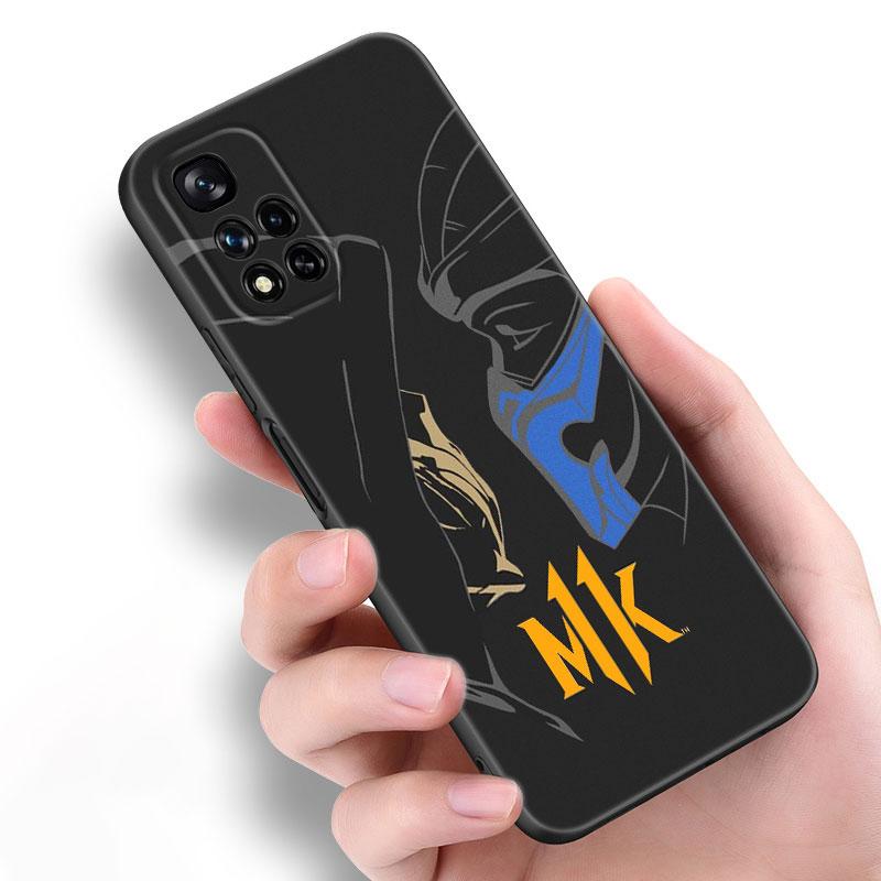 Mortal Kombat Game черный силиконовый чехол для телефона Xiaomi POCO X3 X4 NFC F5 M3 M4 M6 X5 X6 Pro F3 F4 GT 5G C55 C65 M5
