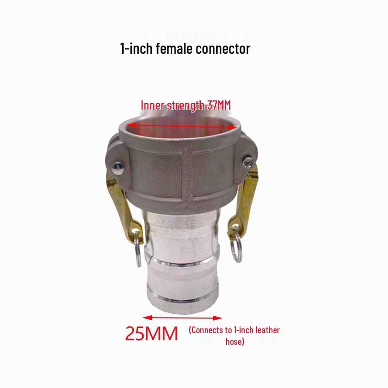 Aluminum Alloy Type C Male & Female Quick Coupler Hose Fittings with Reducing Lever