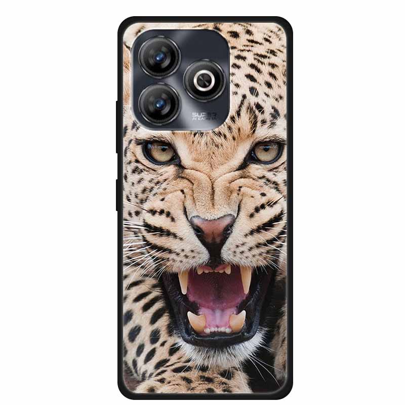 Чехол для ZTE BLADE A75 4G Животные Мягкий Силикон ТПУ Чехлы для Телефона Задняя Крышка Для ZTE BLADEA75 Ударопрочный Волк Защитник Крутой Coque