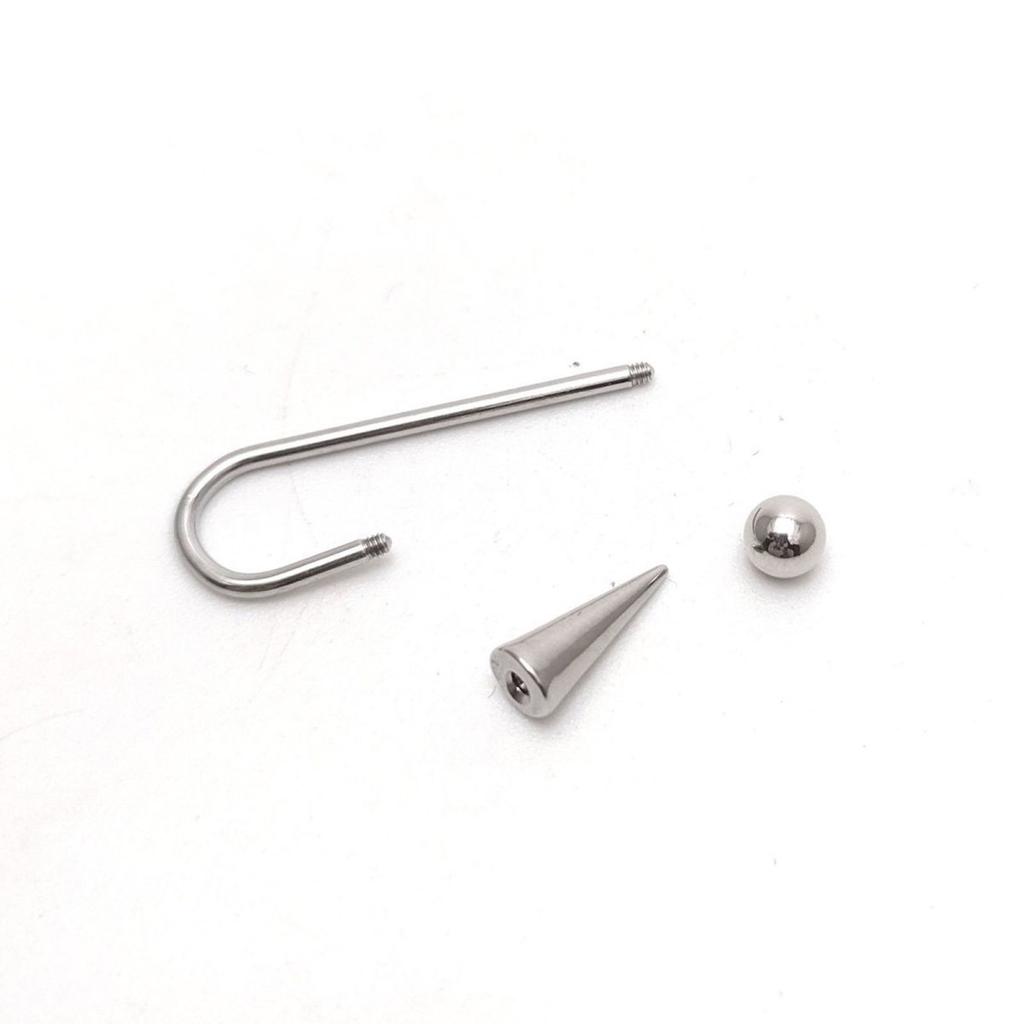 Набор из 3 серег-каффов в панк-стиле в форме буквы U, гипоаллергенная нержавеющая сталь, дерзкие украшения для женщин, подарки на Рождество, день рождения