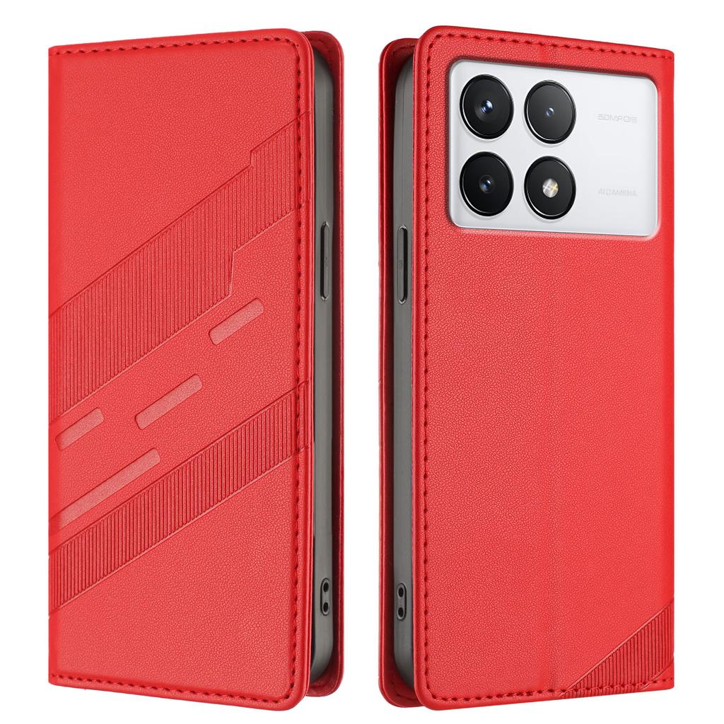 For Xiaomi 14T Phone Cases Punk Style Imprinted Wallet Stand Leather Cover