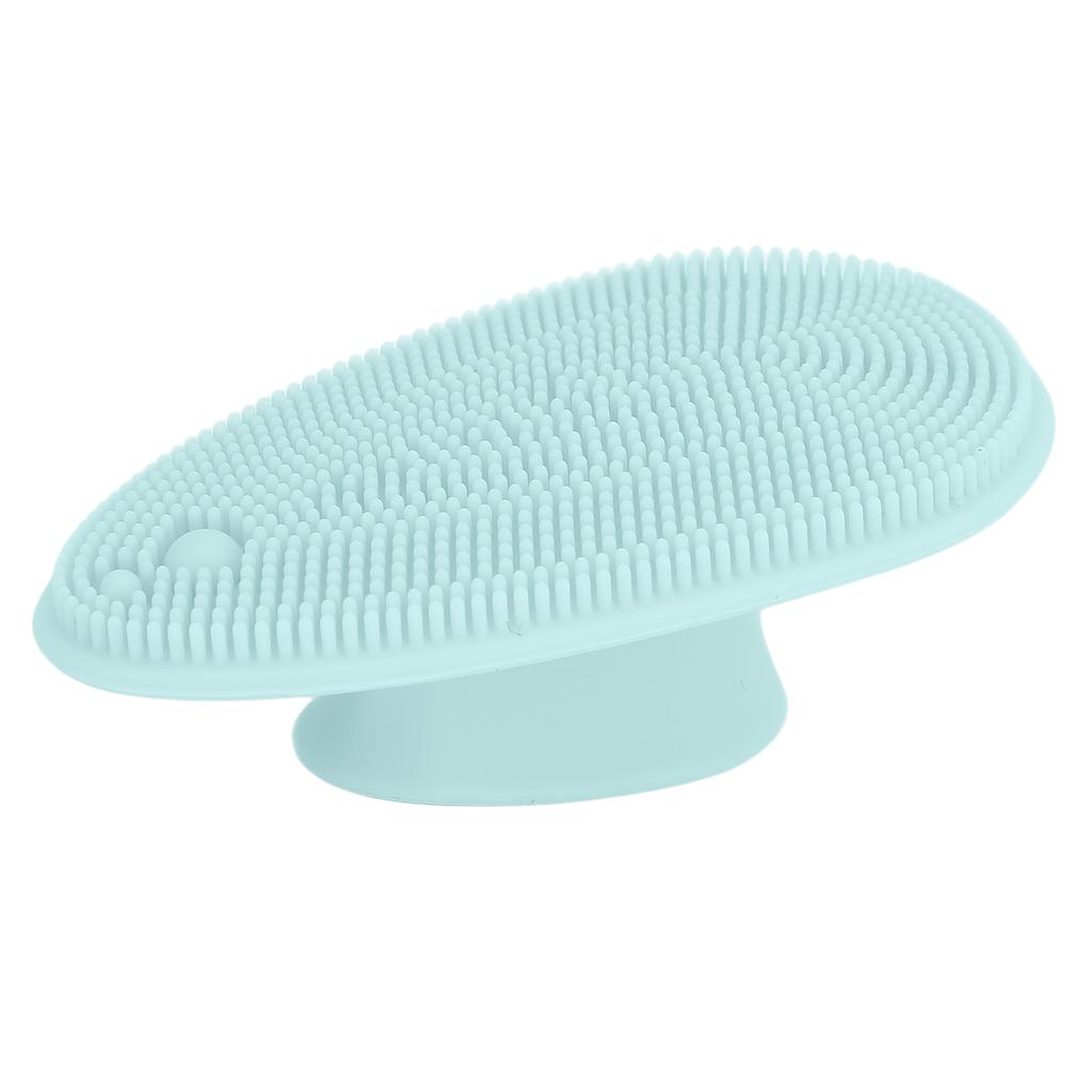 Silicone Facial Cleansing Brush Portable Clean Skin Multifunctional Face Cleaning ToolLight Blue