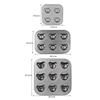Non-stick Bear Madeleine Cake Baking Pan 4/6/9 Cavities Bread Mold Muffin Cakes Mold  Pudding