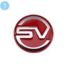 1Pcs Metal SV Car B-pillar Rear Trunk Emblem Badge Decorative Stickers For Range HSE DEF Rover Evoque Velar Discovery