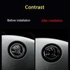 JKFB8 4.6cm Auto Interior Steering Wheel Sticker for Skoda Felicia Vision-E 440 Afriq Kamio Fabia Octavia Kodiak Kamik Car Decoration