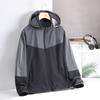 Hooded Sports Jacket Men's Trench Coat Three Carry Loose Versatile Jacket