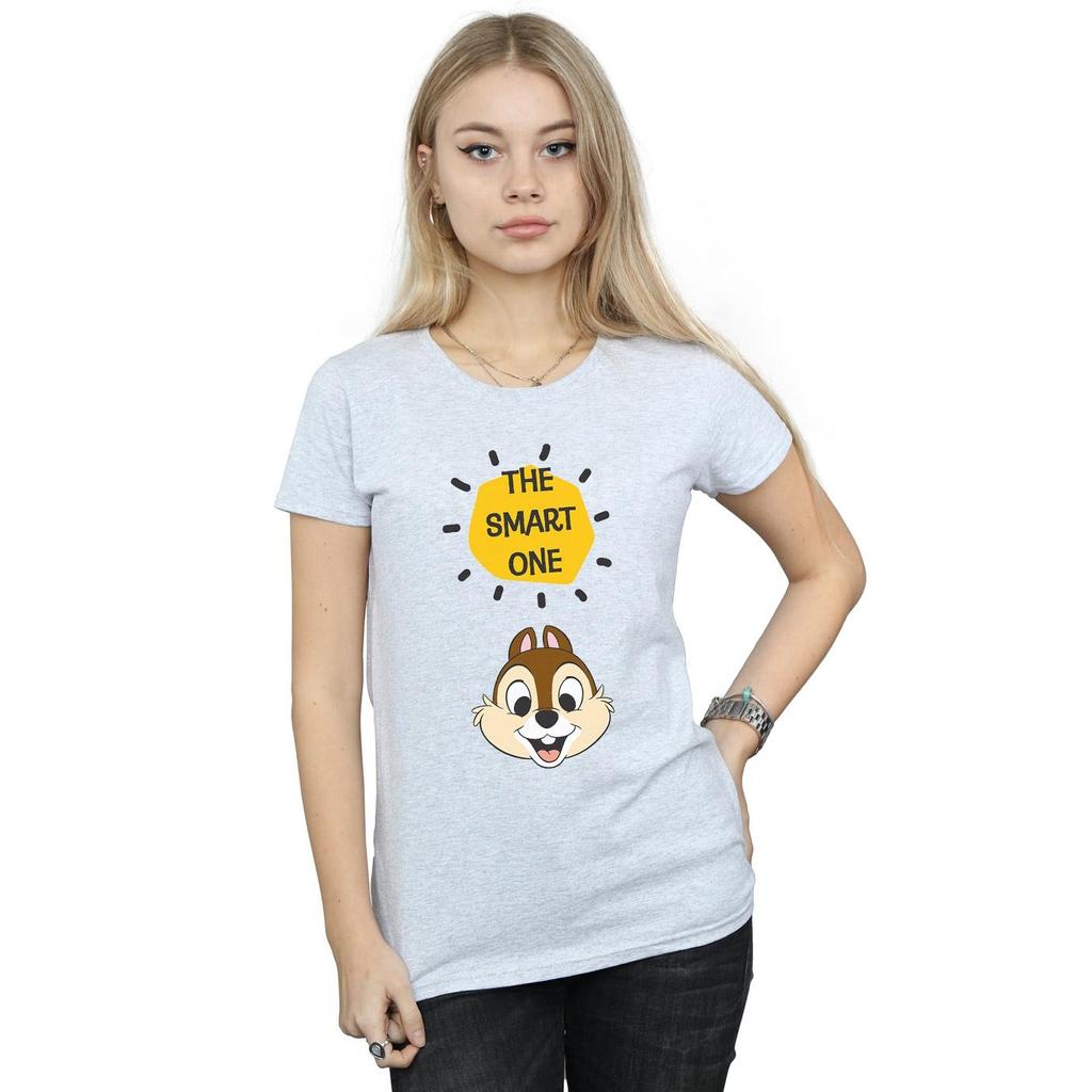Disney Womens/Ladies Chip N Dale The Smart One Cotton T-Shirt