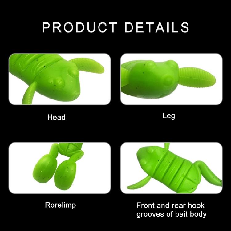 5Pcs Simulation Frogs Swimbaits Baits Topwater Floating Lures Fishing Soft Baits Artificial Frogs Lures Fishing Baits