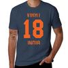 Virat Kohli 18 Indian Cricket Jersey Tshirt Classic Graphic Short Sleeve Top