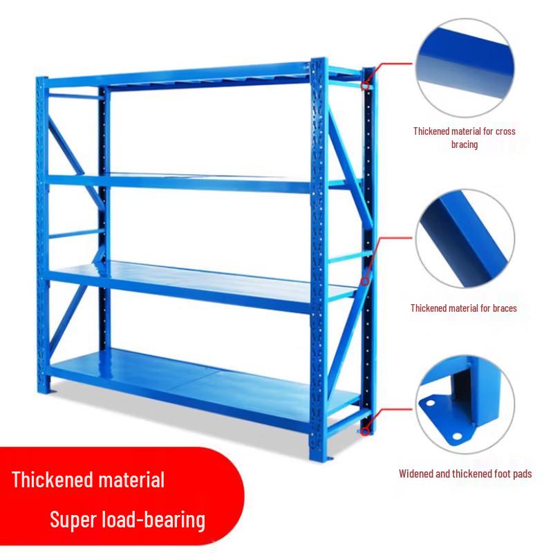 Jingtai 4-Layer Medium-Duty Warehouse Storage Rack